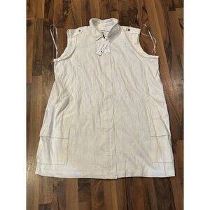 Calvin Klein Womens Pleated Sleeveless Blouse Top Size 2XL